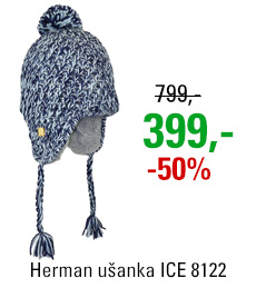 Ušanka ICE 8122 BLEU