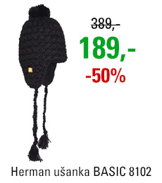 Ušanka BASIC 8102 NOIR