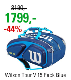 Wilson Tour V 15 Pack Blue