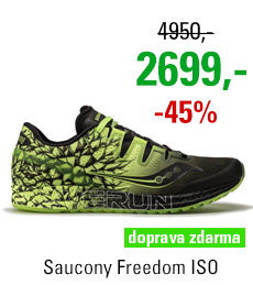 Saucony Freedom ISO Black/Citron