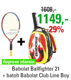 Babolat Ballfighter 21 + Babolat Club Line Backpack Boy