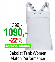 Babolat Tank Women Match Performance White 2015