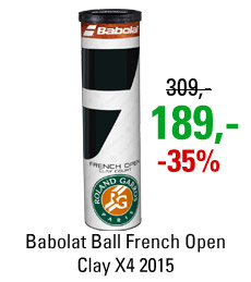 Babolat Ball French Open Clay X4 2015