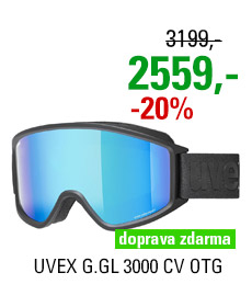 UVEX G.GL 3000 CV OTG black mat/mir blue colorvision green S5513332030 21/22