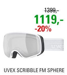 UVEX SCRIBBLE FM SPHERE OTG white/mir silver clear S5505821030 21/22