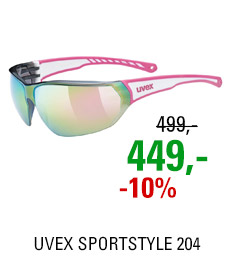 UVEX SPORTSTYLE 204, PINK-WHITE (3816) 2022