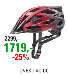 UVEX I-VO CC, RED BLACK MAT 2022