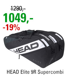 HEAD Elite 9R Supercombi Black/White 2022