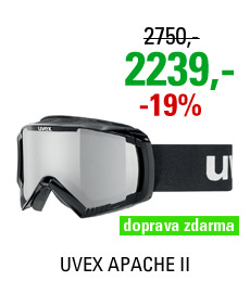 UVEX APACHE II, black/ltm silver S5506242026