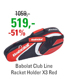 Babolat Club Line Racket Holder X3 Red 2014