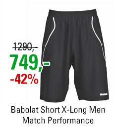Babolat Short X-Long Men Match Performance Black 2014