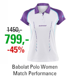 Babolat Polo Women Match Performance White 2014