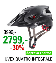 UVEX QUATRO INTEGRALE, BLACK MAT 2022