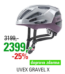 UVEX GRAVEL X, RHINO - PLUM 2022