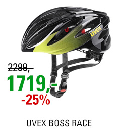 UVEX BOSS RACE, BLACK-LIME 2022