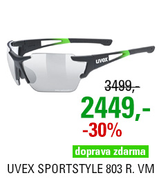 UVEX SPORTSTYLE 803 RACE VM, BLACK-GREEN (2705) 2022