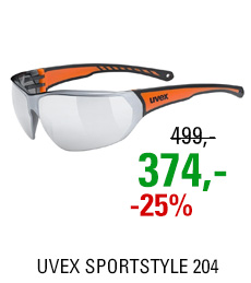 UVEX SPORTSTYLE 204, BLACK-ORANGE (2316) 2022