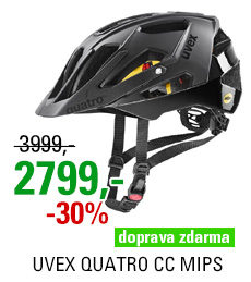 UVEX QUATRO CC MIPS, ALL BLACK 2022