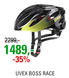 UVEX BOSS RACE, BLACK-LIME 2022