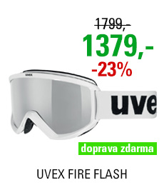 UVEX FIRE FLASH, white/litemirror silver S5505051026
