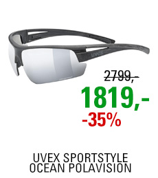 UVEX SPORTSTYLE OCEAN POLAVISION, BLACK MAT (2250) 2021