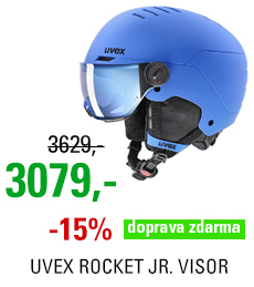 UVEX ROCKET JR. VISOR blue mat S566263200 22/23