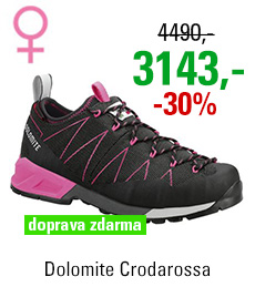 Dolomite Crodarossa Black/Fluo Pink