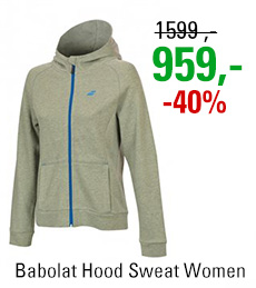 Babolat Hood Sweat Women Core Light Grey