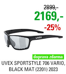 UVEX SPORTSTYLE 706 VARIO, BLACK MAT (2201) 2023