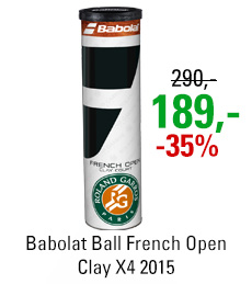 Babolat Ball French Open Clay X4 2015