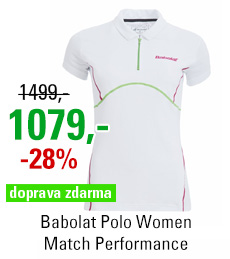 Babolat Polo Women Match Performance White 2015