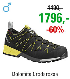 Dolomite Crodarossa Black/Lime Green