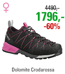 Dolomite Crodarossa Black/Fluo Pink