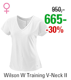 Wilson W Training V-Neck II White
