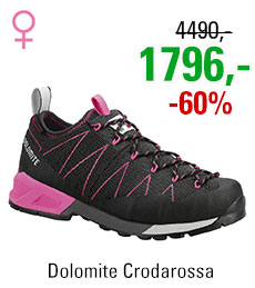 Dolomite Crodarossa Black/Fluo Pink