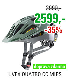 UVEX QUATRO CC MIPS, MOSS GREEN - RHINO 2023