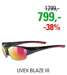 UVEX BLAZE III, BLACK RED (2316) 2023