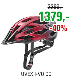 UVEX I-VO CC, RED BLACK MAT 2023