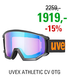 UVEX ATHLETIC CV OTG black mat/mir blue colorvision orange S5505272230 23/24