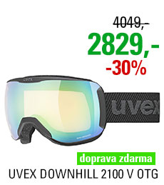 UVEX DOWNHILL 2100 V OTG black mat/mir green clear S5503912130 23/24