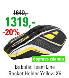 Babolat Team Line Racket Holder Yellow X6 2016