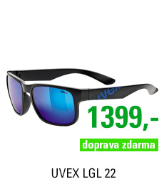 UVEX LGL 22, BLACK MAT BLUE/MIRROR BLUE