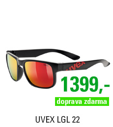 UVEX LGL 22, BLACK MAT RED