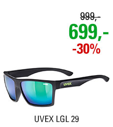 UVEX LGL 29, BLACK MAT/ MIR. GREEN (2215) 2024