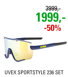UVEX SPORTSTYLE 236 SET TEAM WANTY, BLUE MAT (4416) 2023