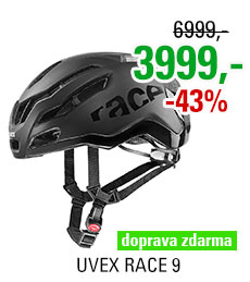 UVEX RACE 9, ALL BLACK MAT 2024