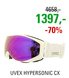 UVEX HYPERSONIC CX white/ltm pink/lgl/clear S5504101026