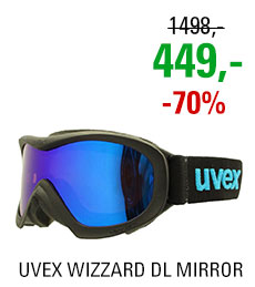 UVEX WIZZARD DL MIRROR black-blue/ltm blue/lgl S5538252226