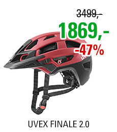 UVEX FINALE 2.0, RED-BLACK MAT 2023