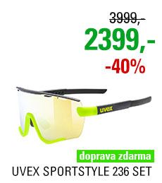 UVEX SPORTSTYLE 236 SET, BLACK LIME MAT (2616) 2024
